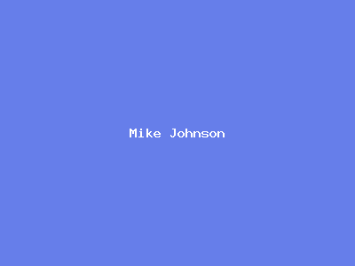 Mike Johnson