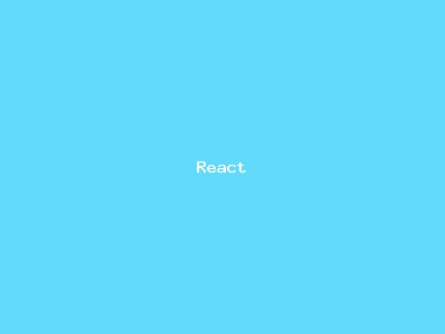 React